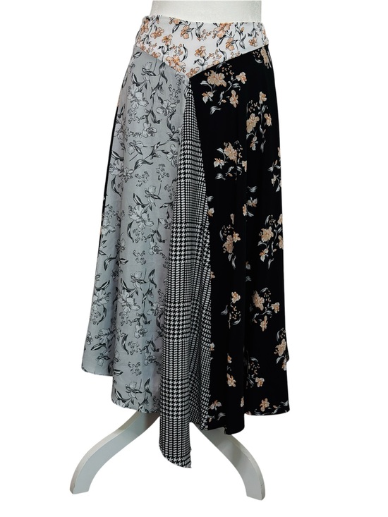 Calvin Klein Dresses & Skirts - Calvin Klein Asymmetrical Patchwork Midi Skirt